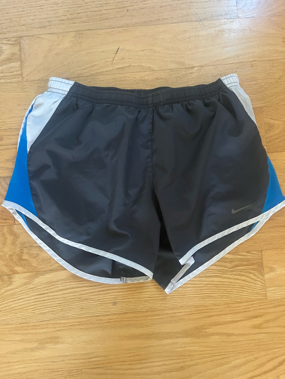 Nike Black Dri-FIT Athletic Shorts with White Logo